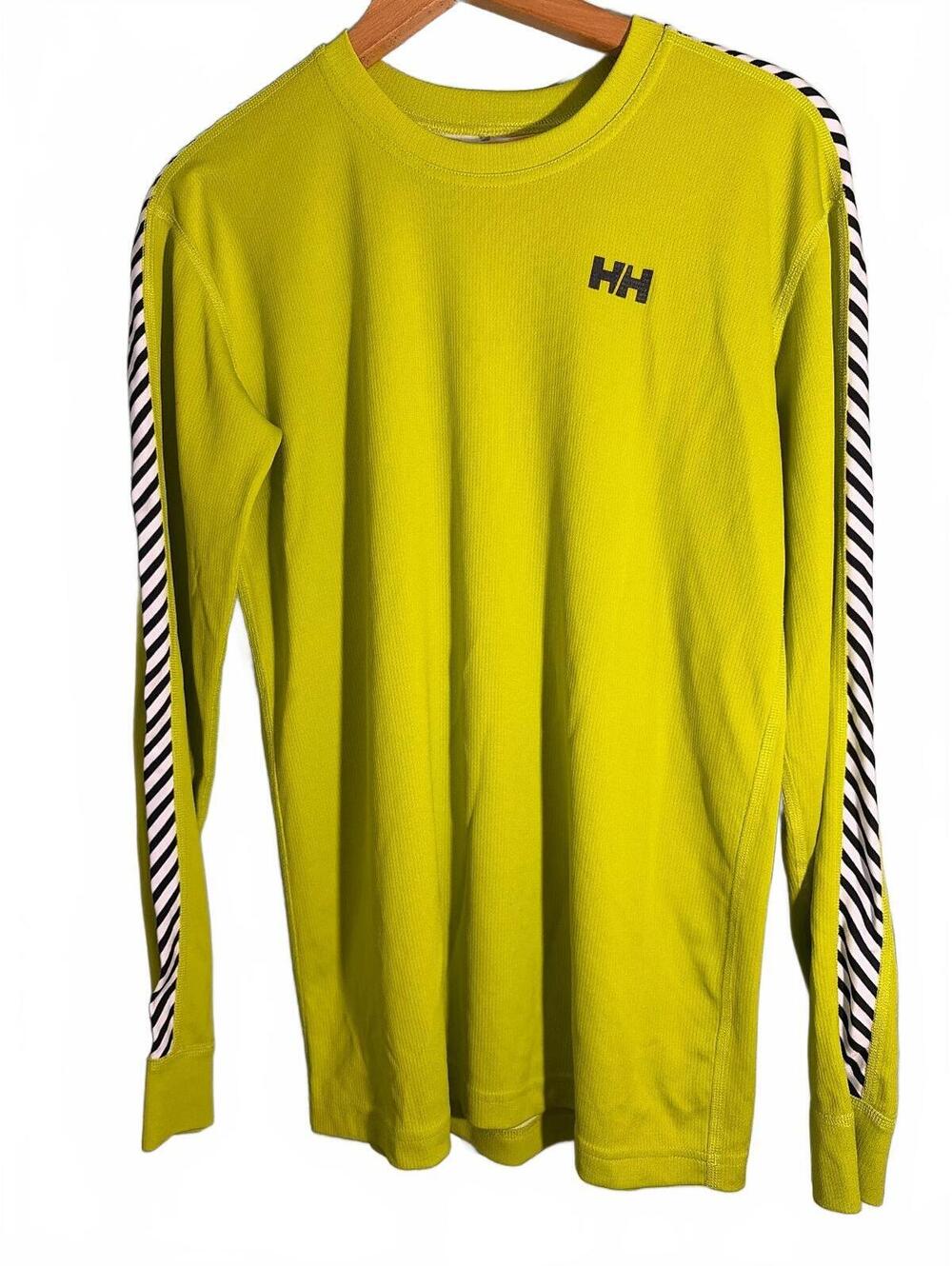 Helly Hansen Men's Long Sleeve Performance Shirt Medium Lime Green